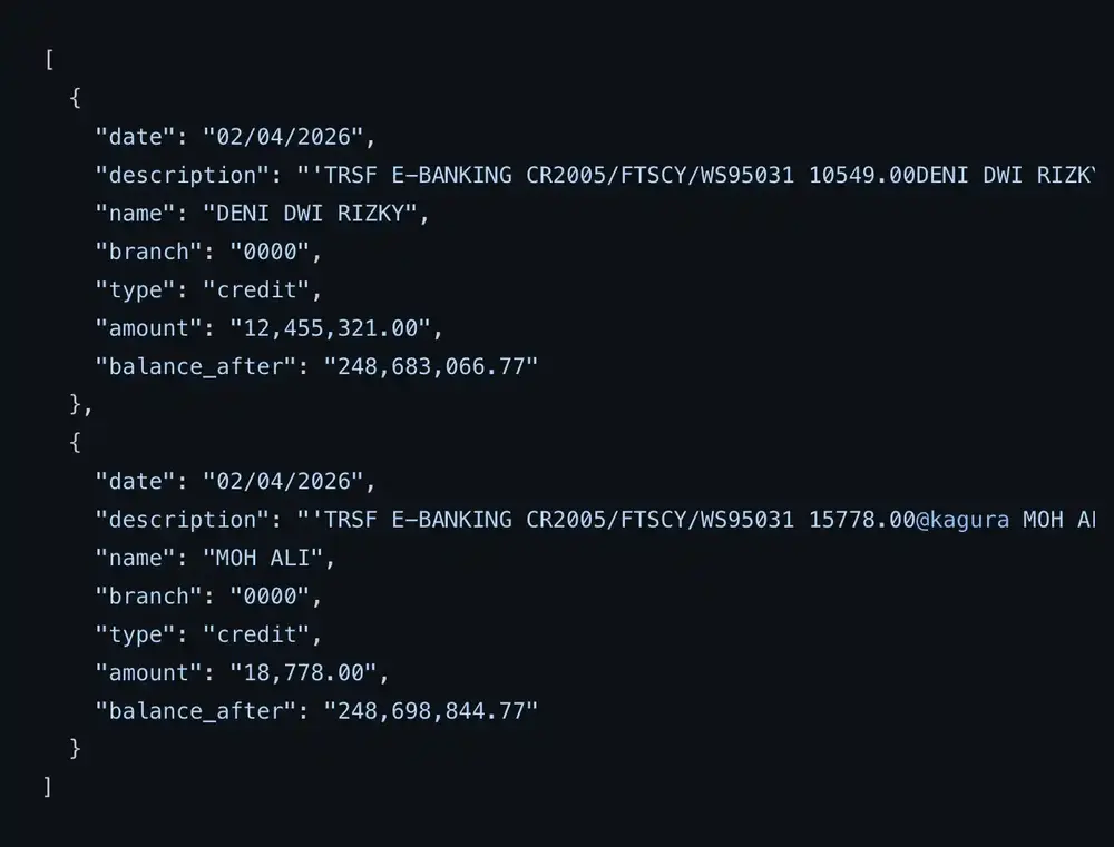 Source Code Cek Mutasi Bank BCA Personal (iBank)