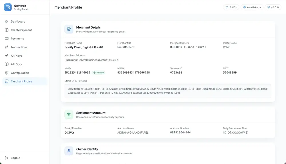 Source Code Self-hosted Payment Gateway QRIS GoPay Merchant
